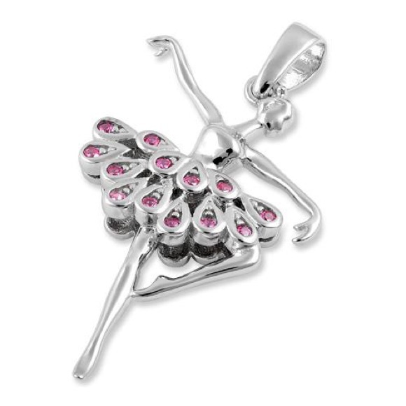 Jewelry - Sterling Silver Ballerina Pendant 💖